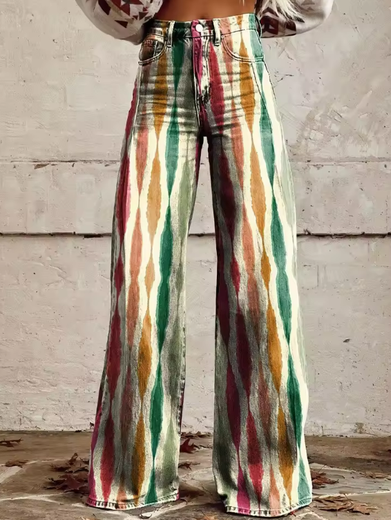 Sara | Bohemian Colourfull Trousers