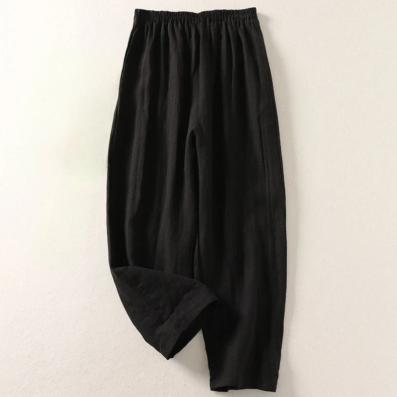 Amalia — Flowing Cotton Trousers