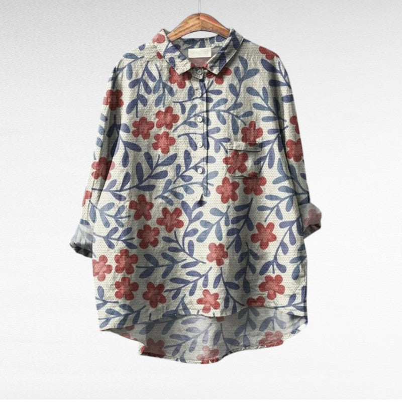 Hedwig | Elegant Linen Blouse with a Classic Feel