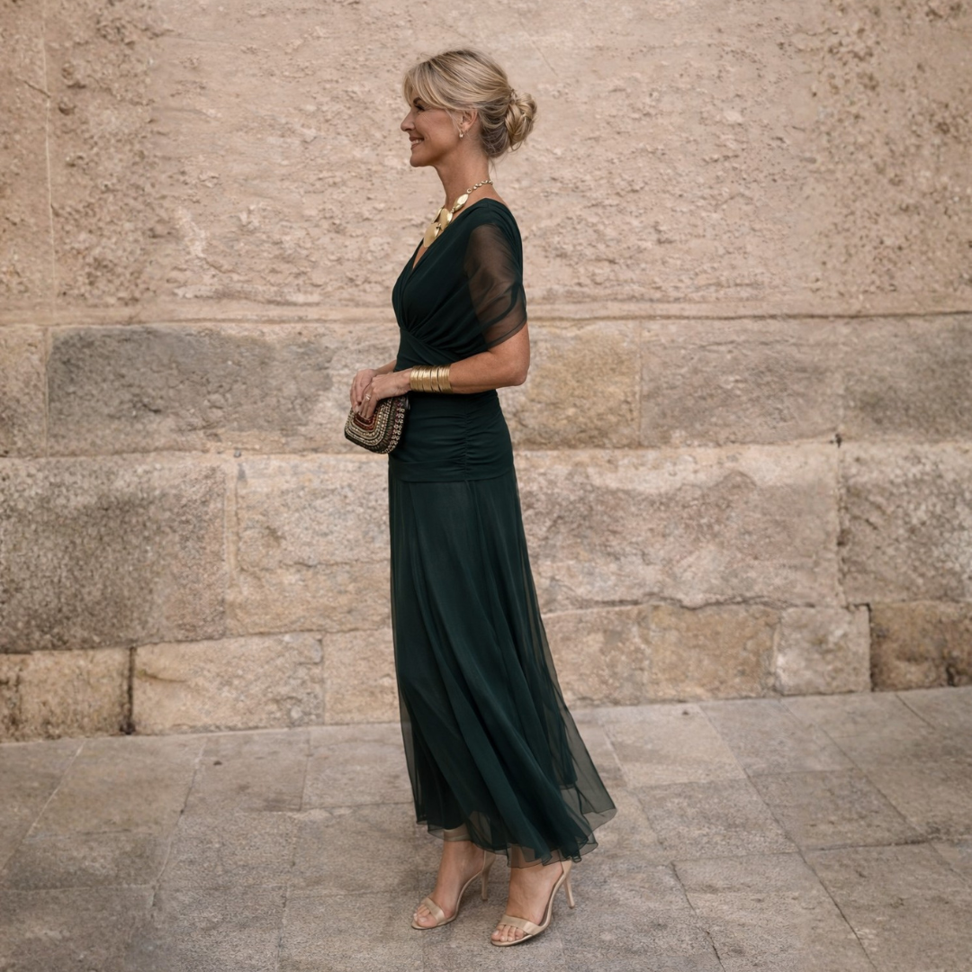 Eliza – Elegant Green Dress