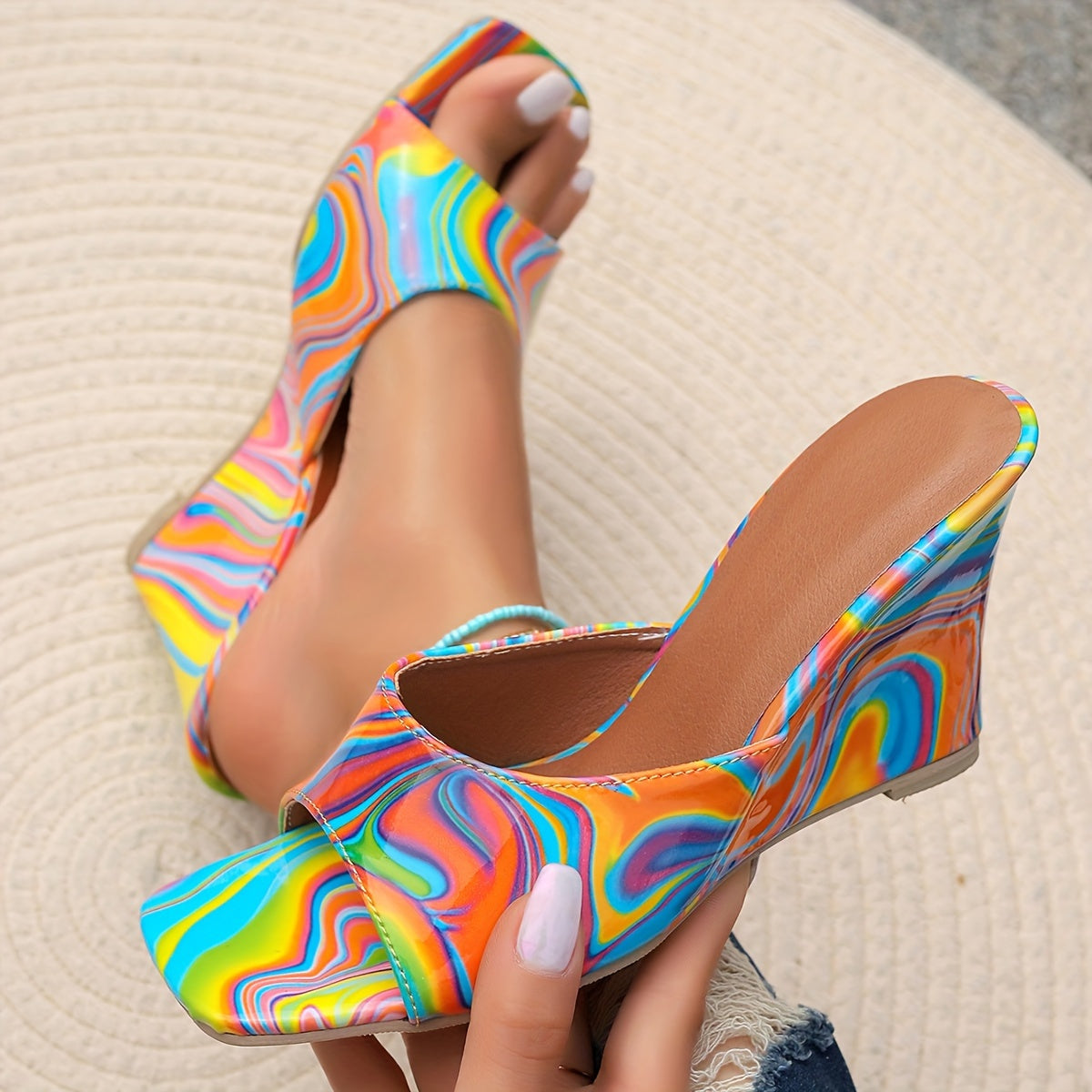 Kennedy | Platform Mule Sandals