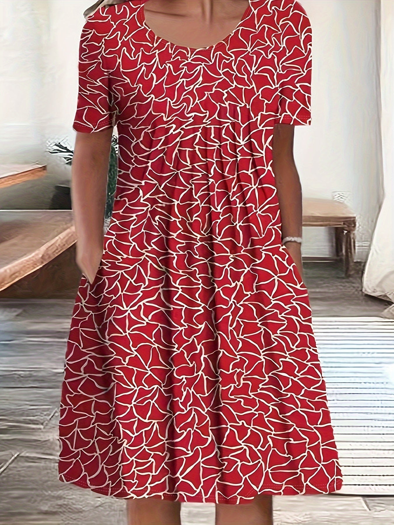 Charlotte | Elegant Short Sleeve Dress