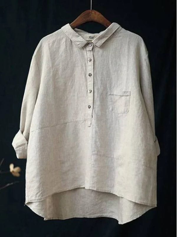 Camilla | Elegant Linen Blouse with a Relaxed Fit