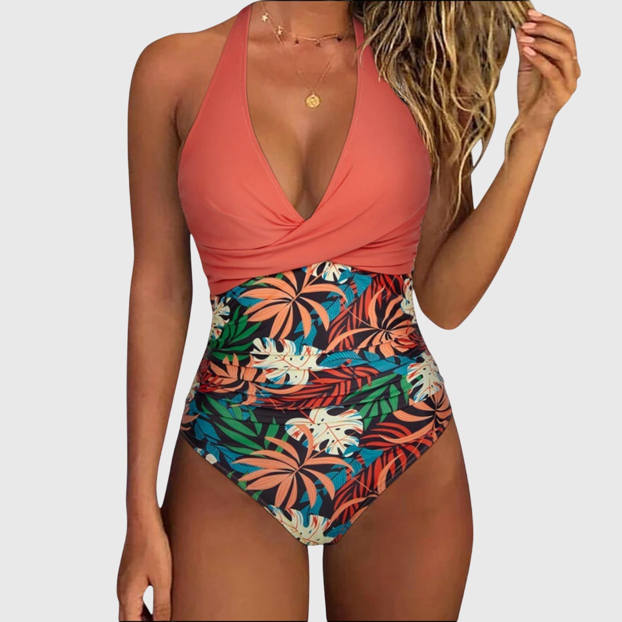 Florence | Elegant Women’s V-Neck Swimsuit
