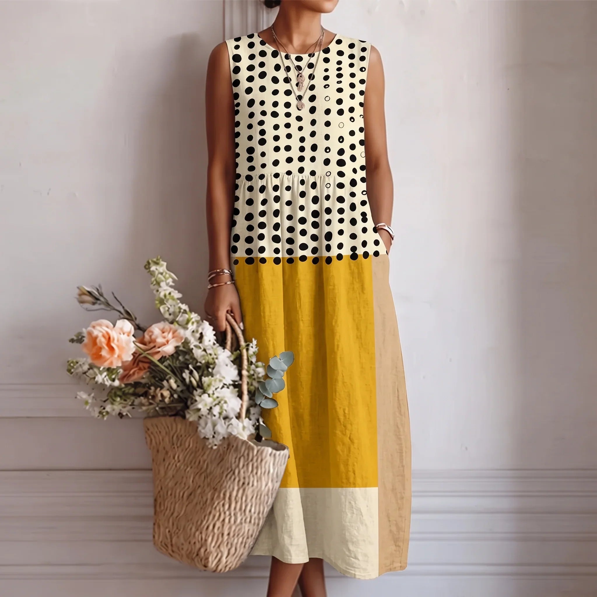 Alba | Flowing Midi Dress
