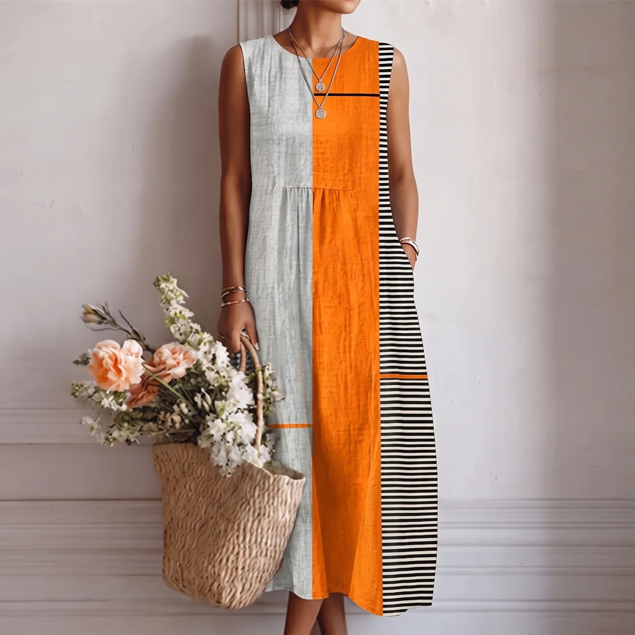 Alba | Flowing Midi Dress