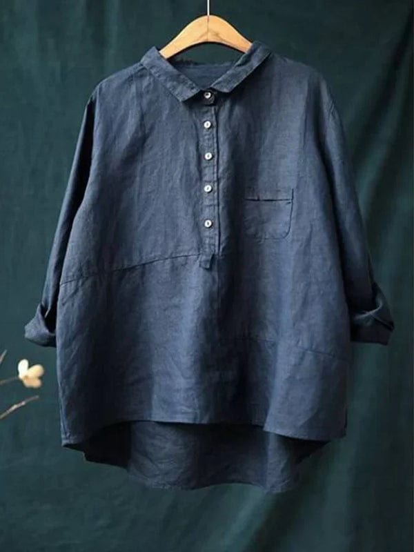 Camilla | Elegant Linen Blouse with a Relaxed Fit