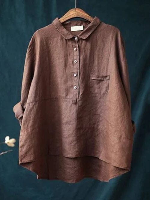 Camilla | Elegant Linen Blouse with a Relaxed Fit