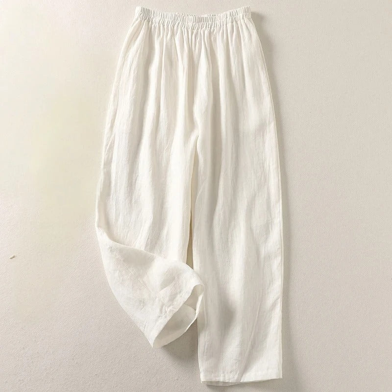 Amalia — Flowing Cotton Trousers