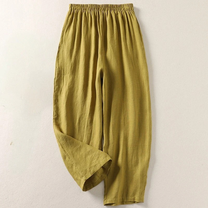 Amalia — Flowing Cotton Trousers