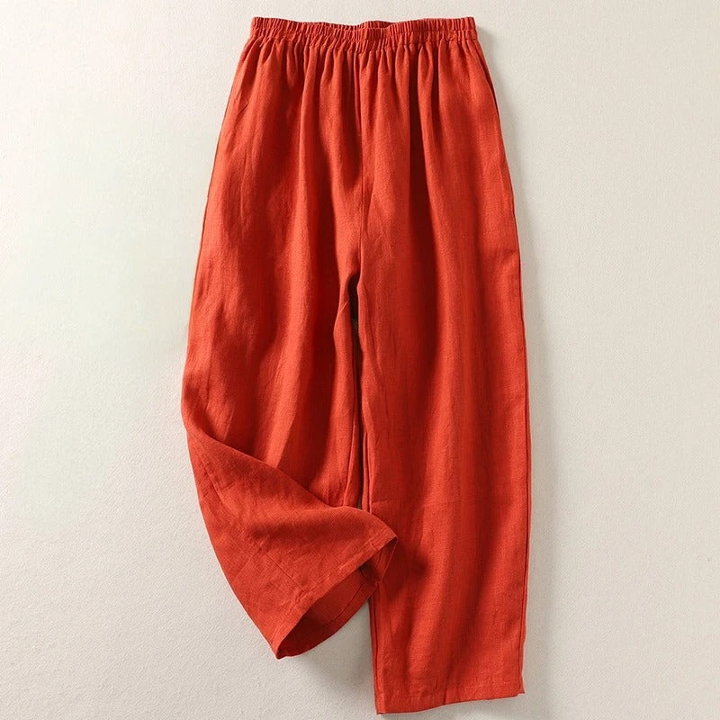 Amalia — Flowing Cotton Trousers