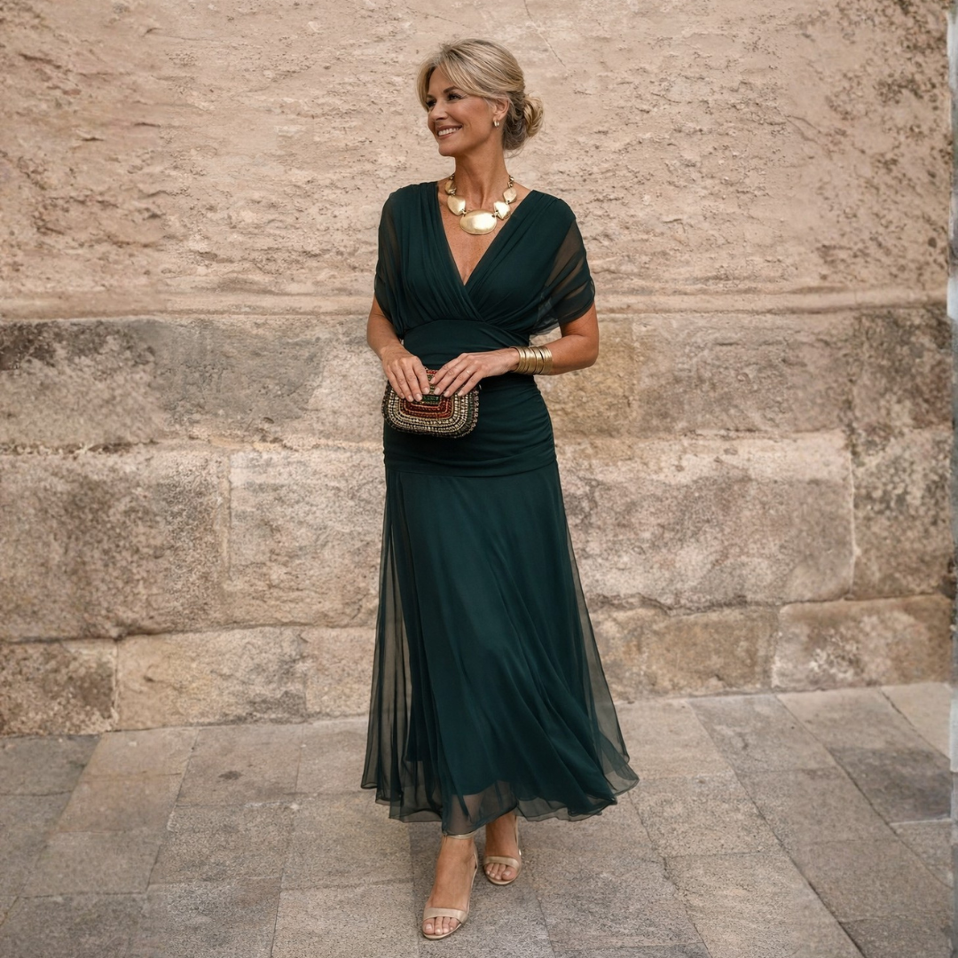 Eliza – Elegant Green Dress