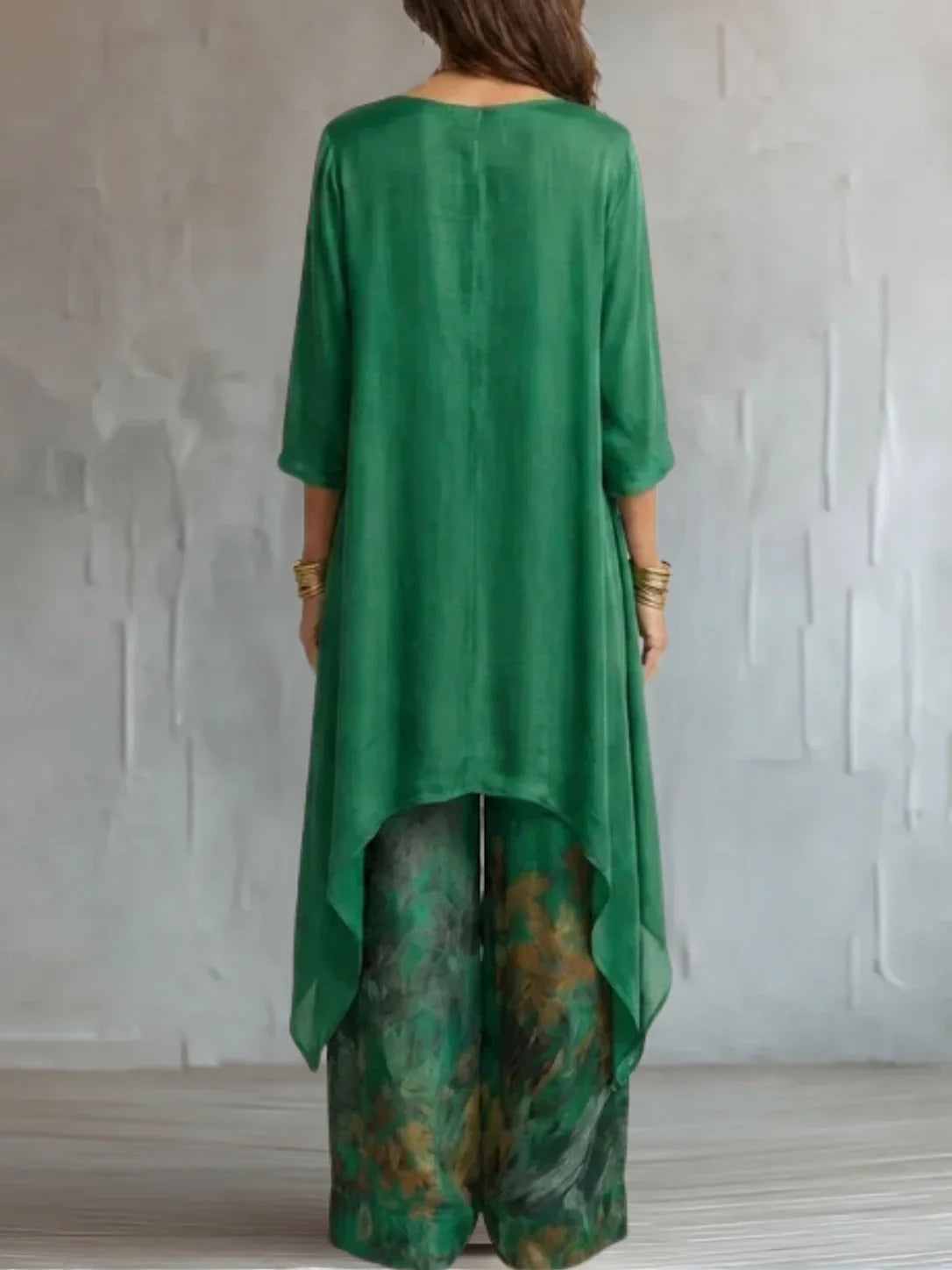 LaVina | Flowing Asymmetric Floral Co-ord