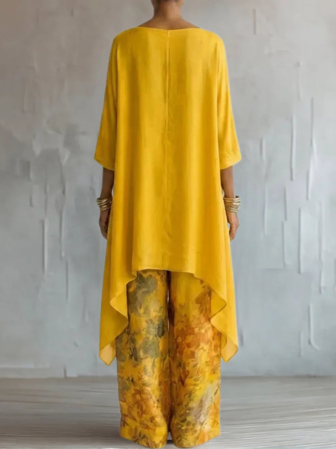 LaVina | Flowing Asymmetric Floral Co-ord