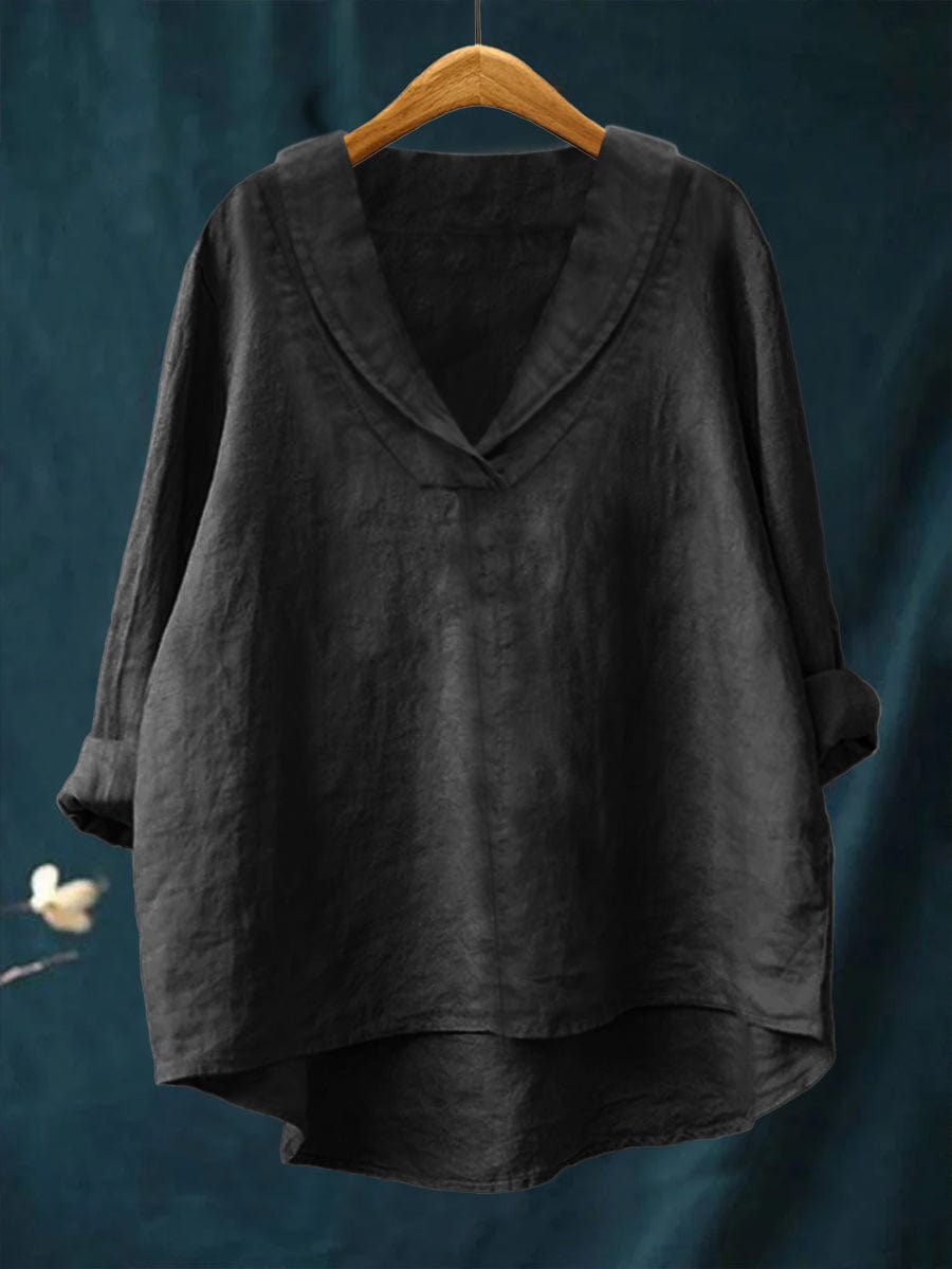 Linda | Elegant Linen Blouse shirt