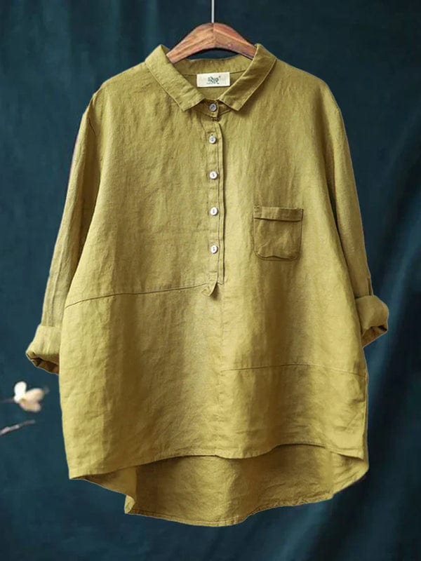 Camilla | Elegant Linen Blouse with a Relaxed Fit