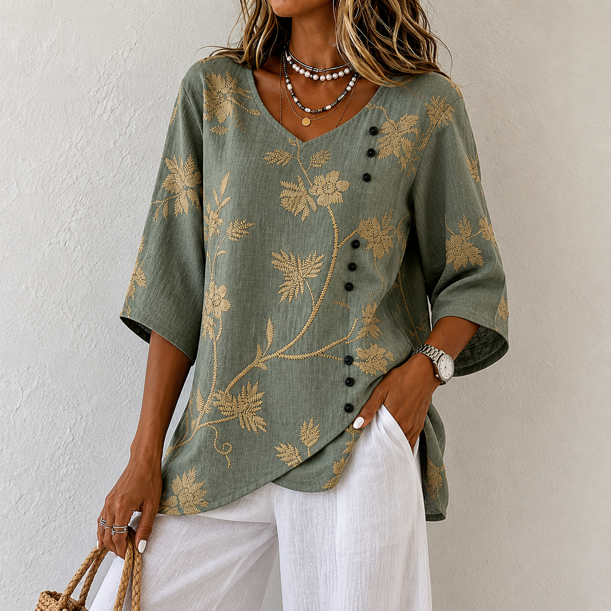 Valentina | Embroidered Blouse