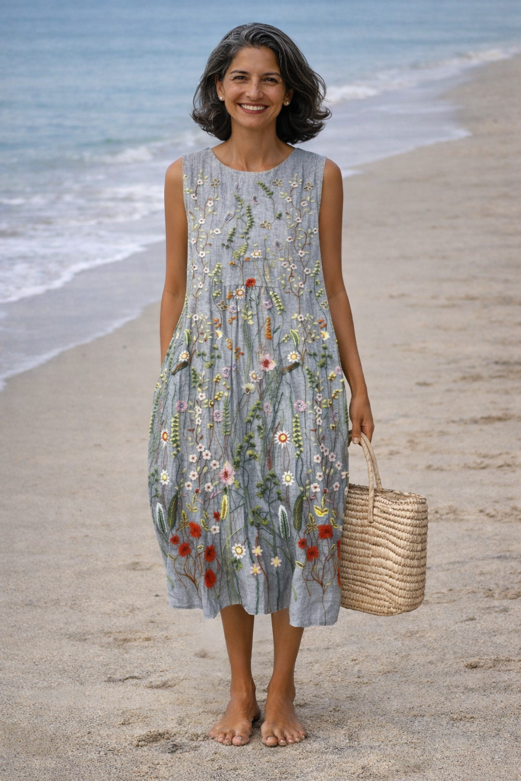 Beatrice | Floral Dress with a Relaxed Fit