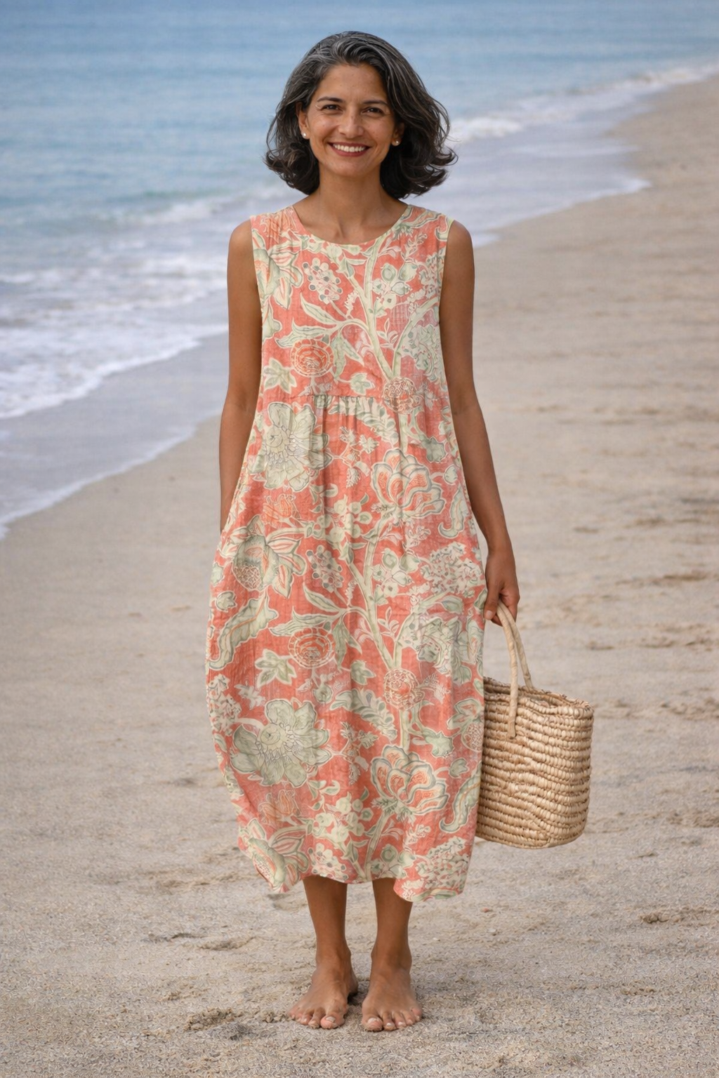 Natalia | Floral Dress with a Relaxed Fit
