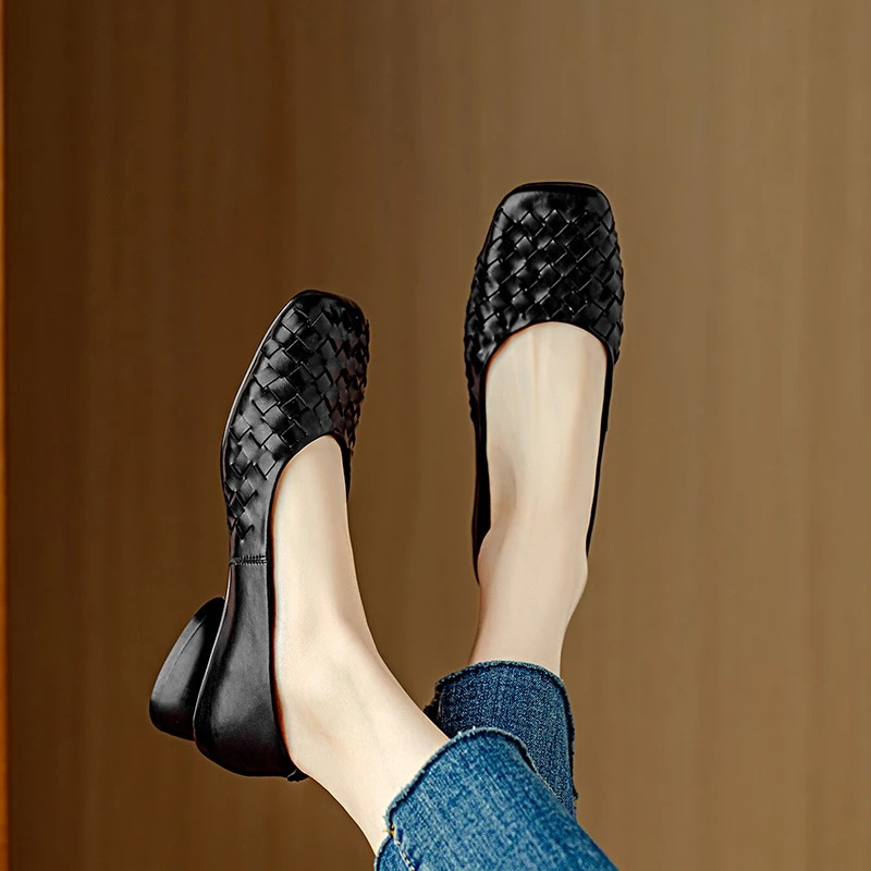 Åsa | Flat Leather Shoes – Timeless Elegance for All Day