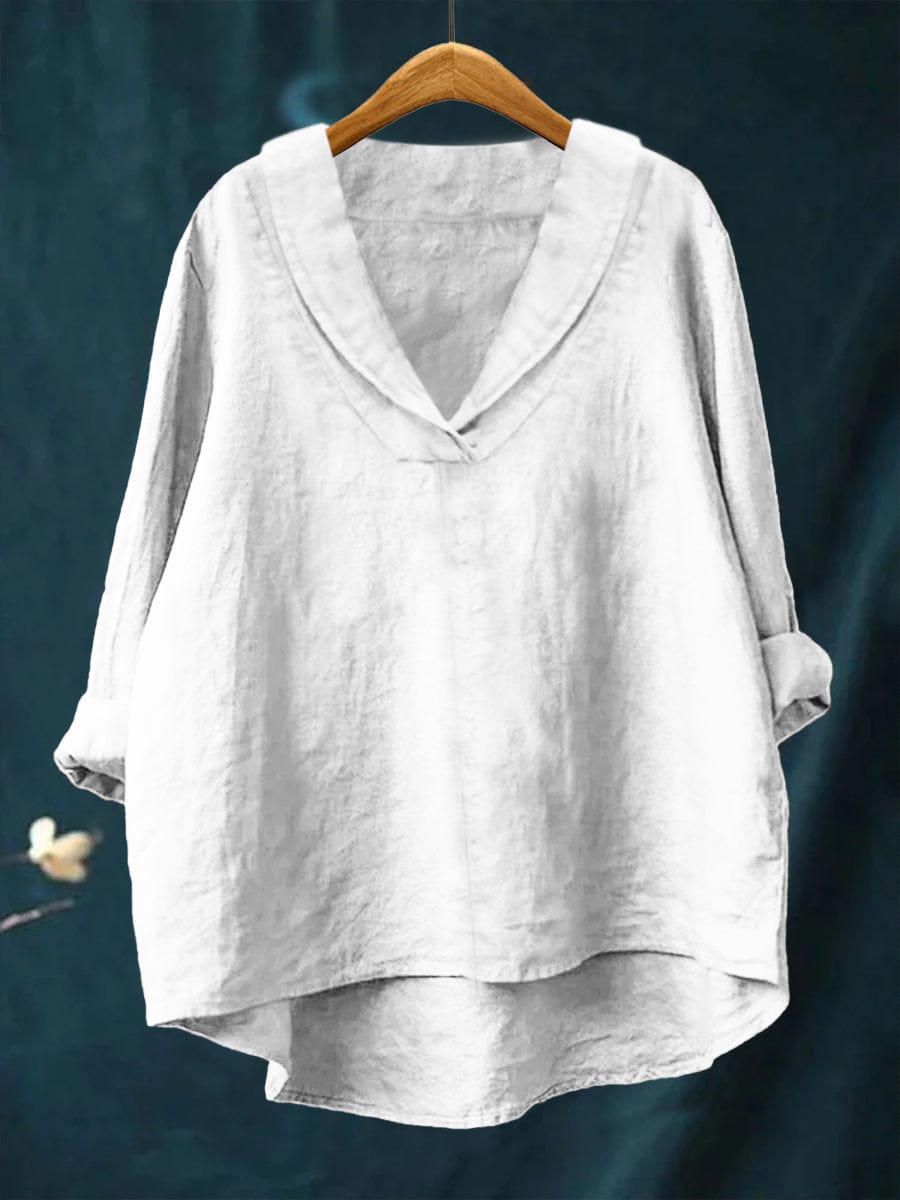 Linda | Elegant Linen Blouse shirt