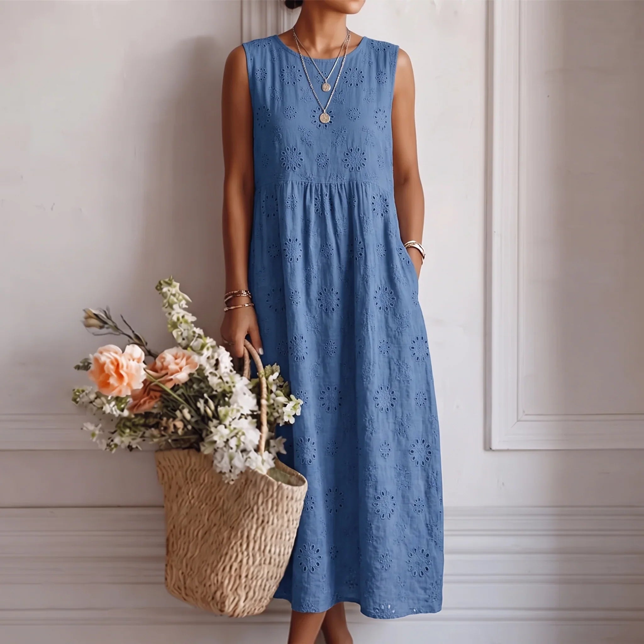 Alba | Flowing Midi Dress