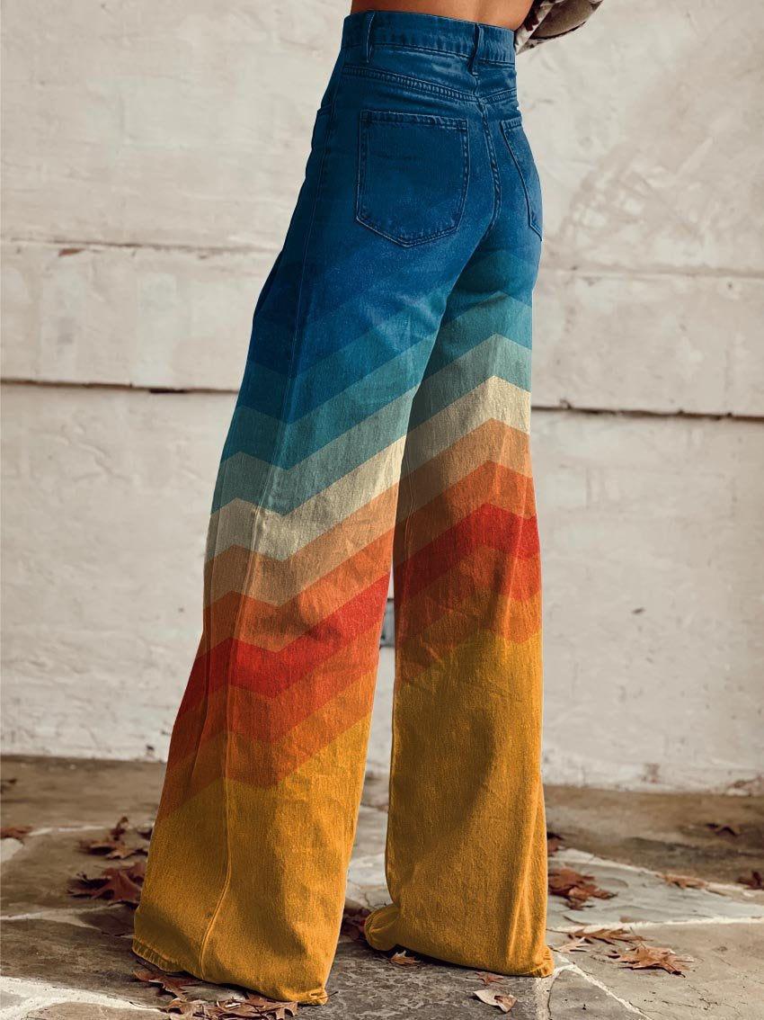 Sigrid | Stylish Trousers with a Zigzag Pattern