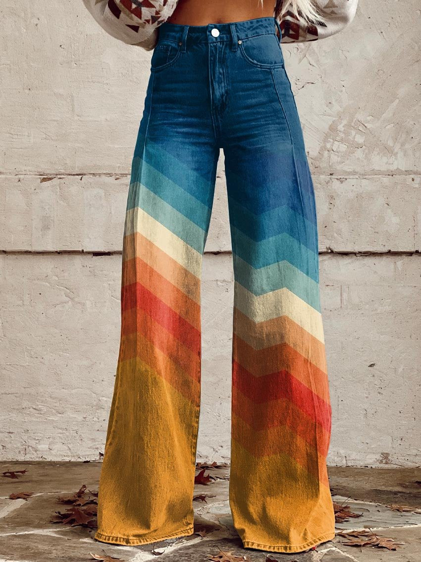 Sigrid | Stylish Trousers with a Zigzag Pattern